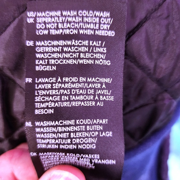 Liverpool Denim-Look Lined Vest Washed Blue L - Picture 8 of 9